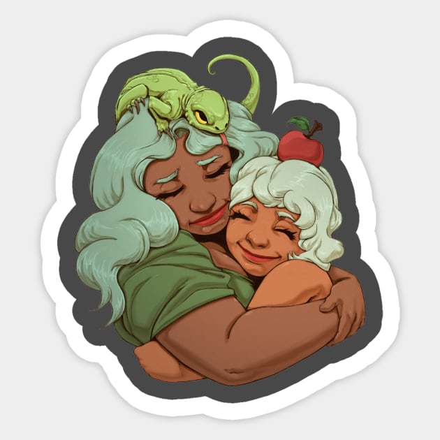 mothers love Sticker by mart art